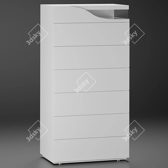 Reflex SEGNO | High Chest of Drawers 3D model image 1