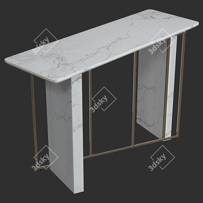 Garda Decor Console: Elegant and Versatile 3D model image 2