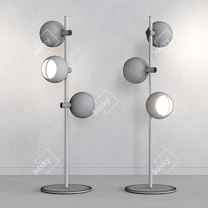 Elegante Floor Lamp 3D model image 2