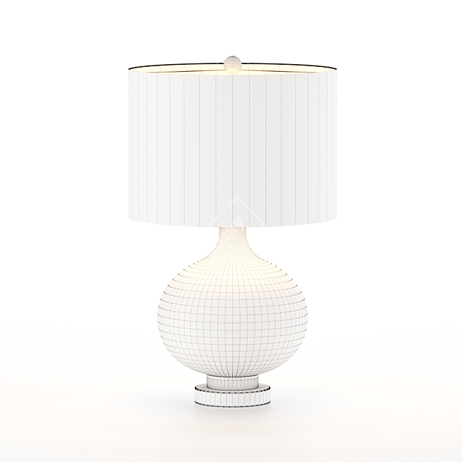 Contemporary Pink Table Lamp 3D model image 3