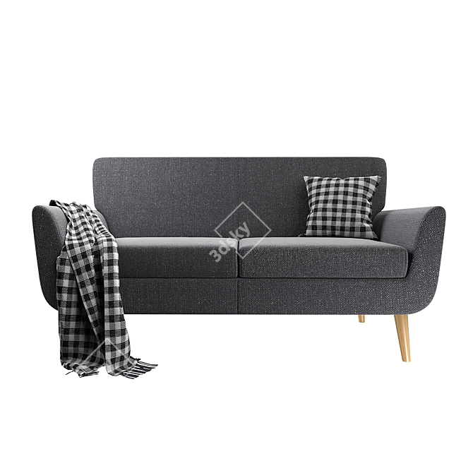 Soho 562: Contemporary Comfort Sofa 3D model image 2