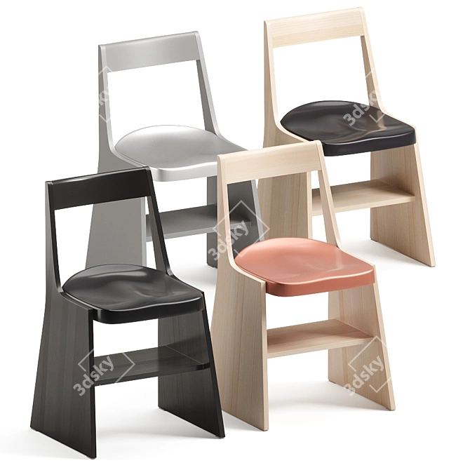 Fronda Chair with Storage | MATTIAZZI 3D model image 1