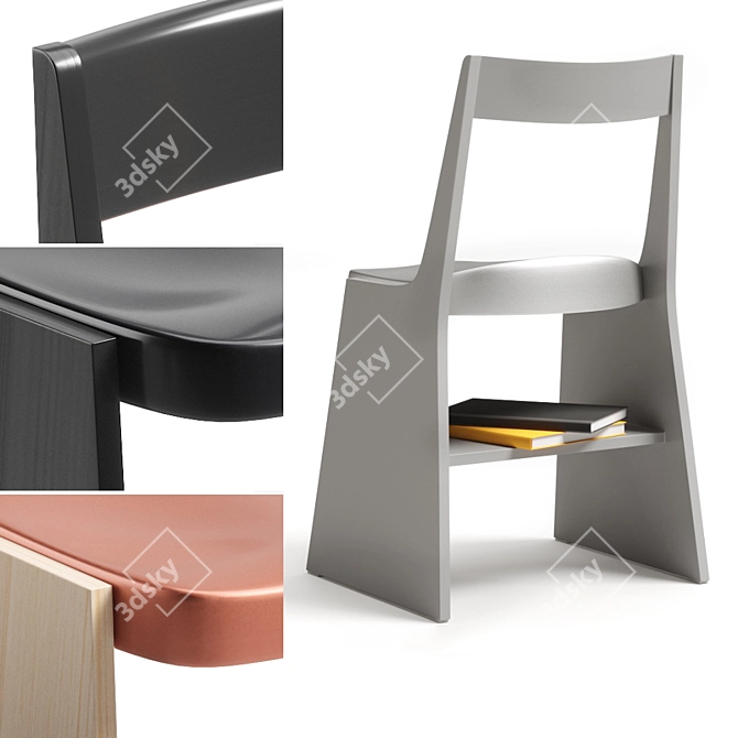 Fronda Chair with Storage | MATTIAZZI 3D model image 2