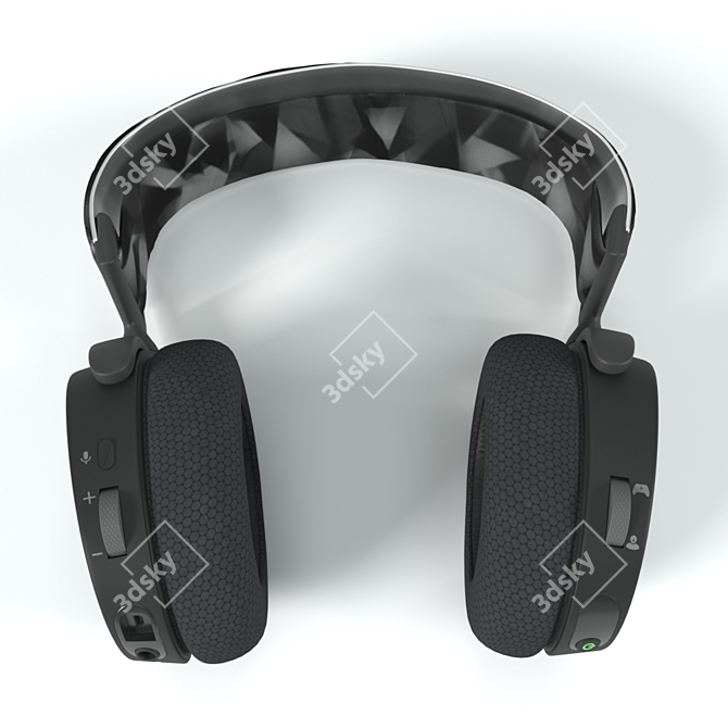 Immersive Wireless Gaming Headphones 3D model image 5