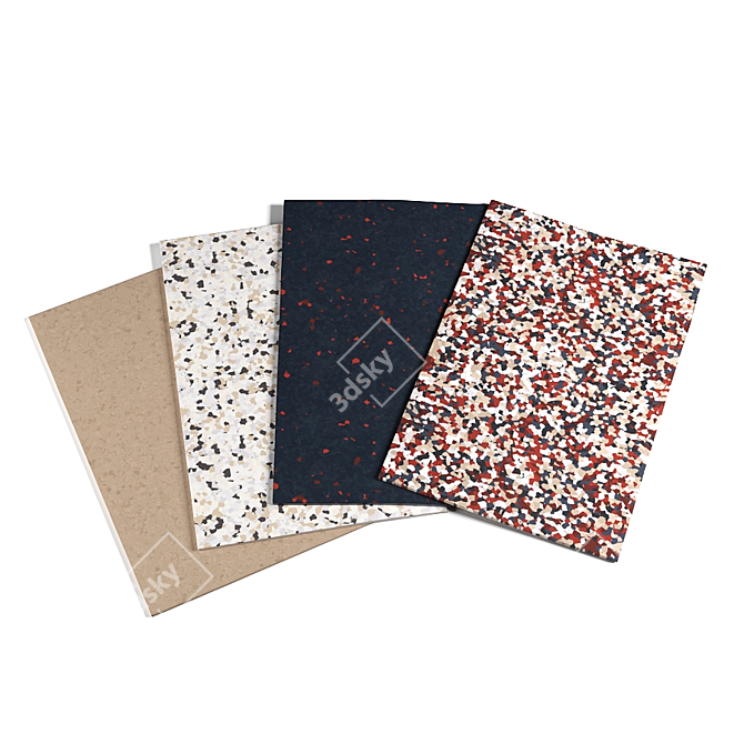 Luxurious Terrazzo Collection: 10 High-Quality Materials 3D model image 2