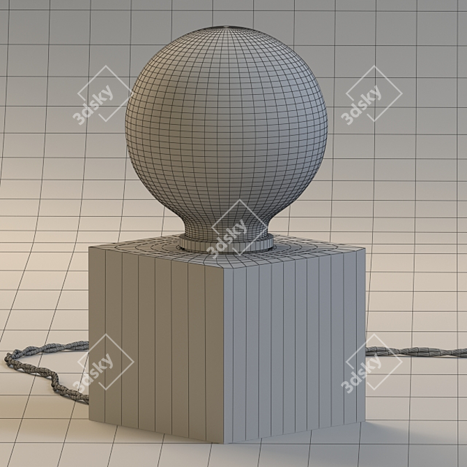 3D MAX Lamp Model: Textured, VRAY_CORONA 3D model image 2