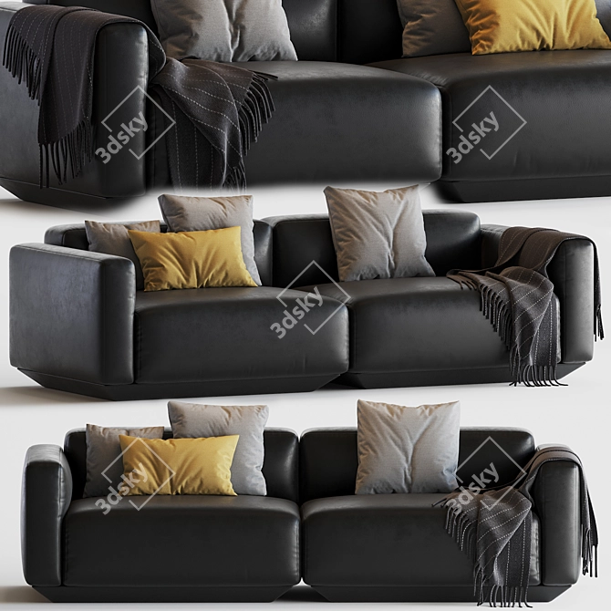 Develius Modular Sofa Set 3D model image 1