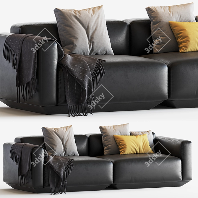 Develius Modular Sofa Set 3D model image 2