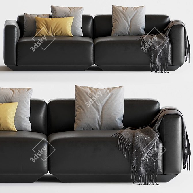 Develius Modular Sofa Set 3D model image 3