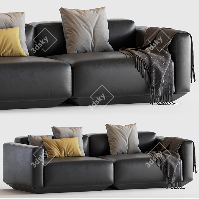 Develius Modular Sofa Set 3D model image 4