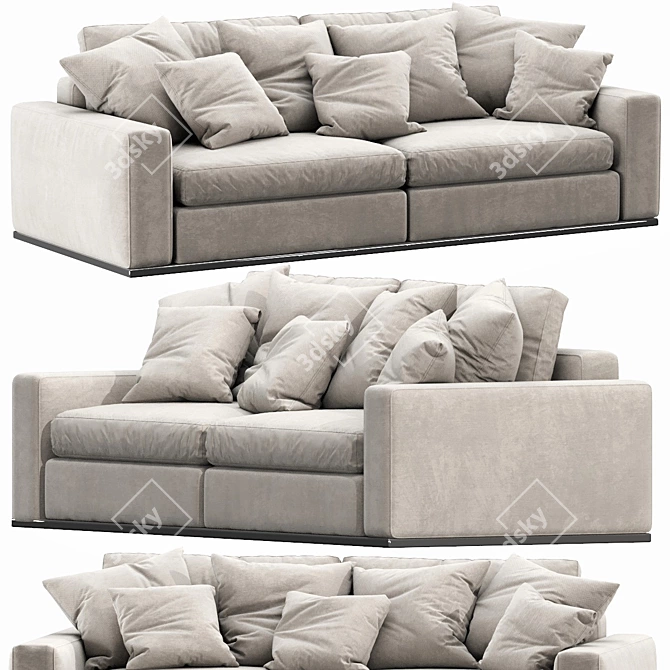 Elegant Flexform Beauty Sofa 3D model image 2