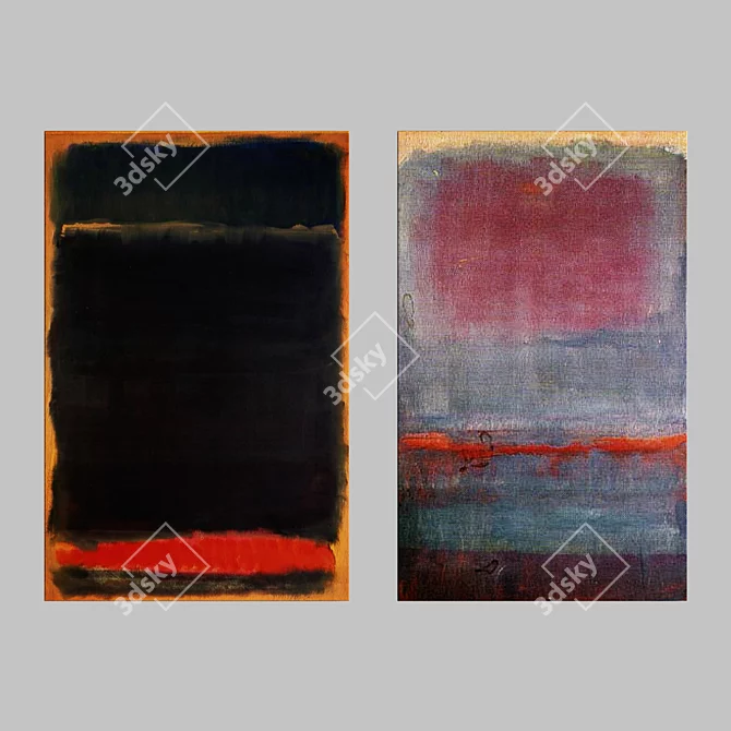 Customize Sizes | Oil Paintings 3D model image 3