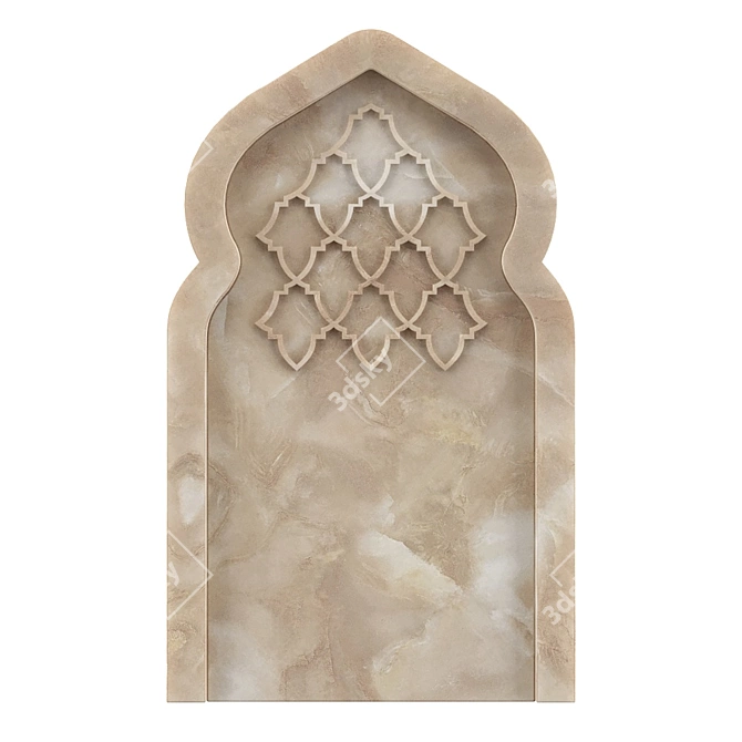 Timeless Elegance: OM Arch Marble 3D model image 1