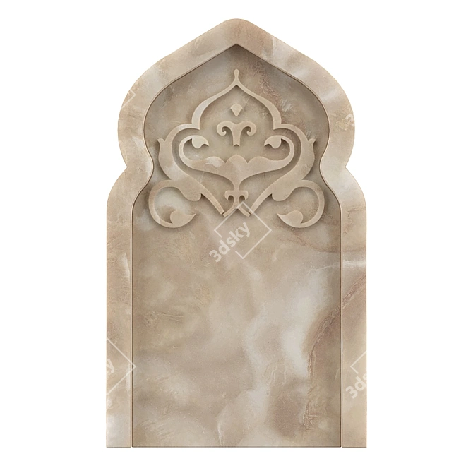 Elegant OM Arch Marble AM36 3D model image 1