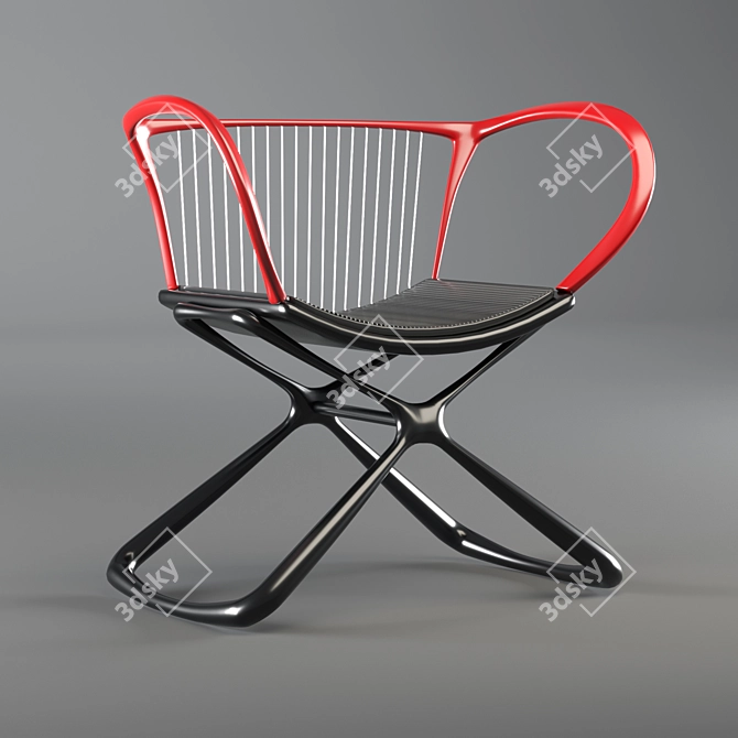 Dante Modern Replica Chair | Sleek & Stylish 3D model image 1