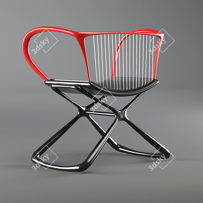 Dante Modern Replica Chair | Sleek & Stylish 3D model image 2