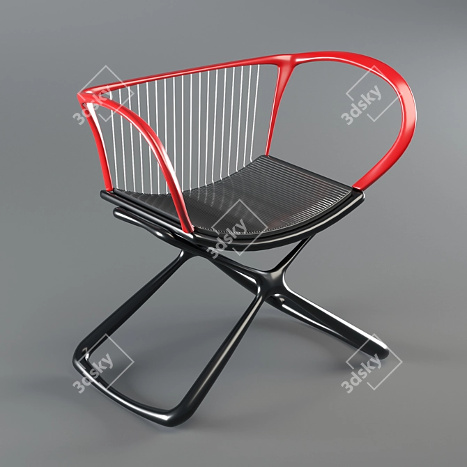 Dante Modern Replica Chair | Sleek & Stylish 3D model image 3