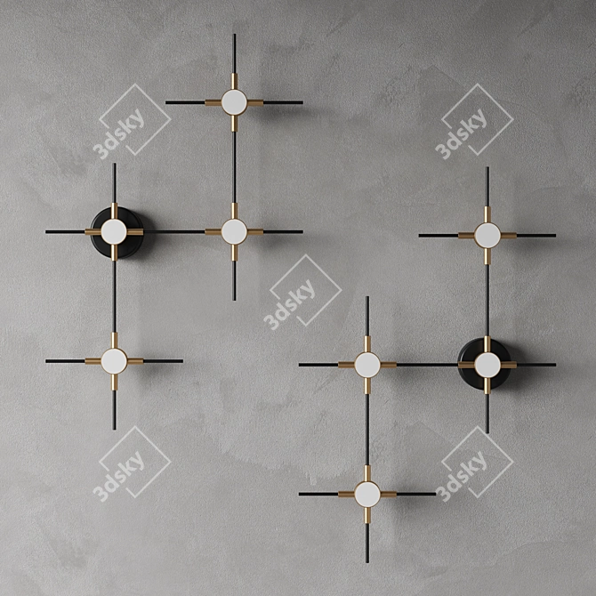 Modern LED Wall Lamp: Lampatron 3D model image 3