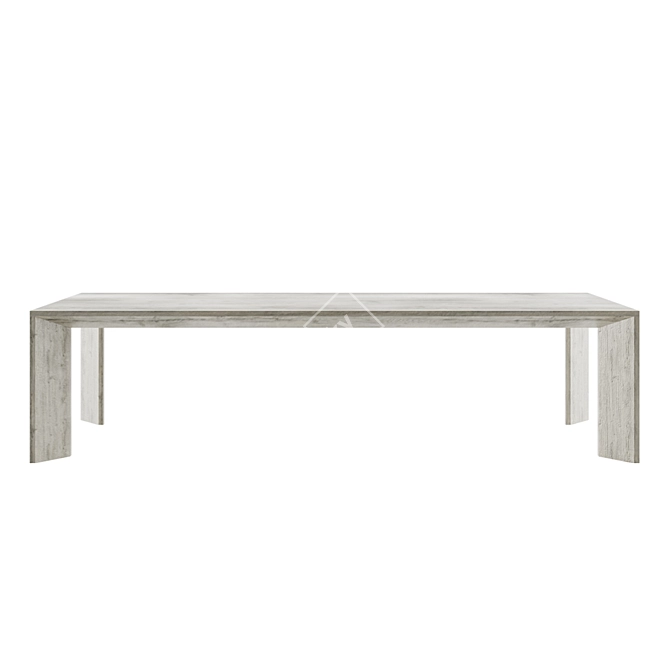 Arles Dining Table: Modern Elegance for Stylish Living 3D model image 2