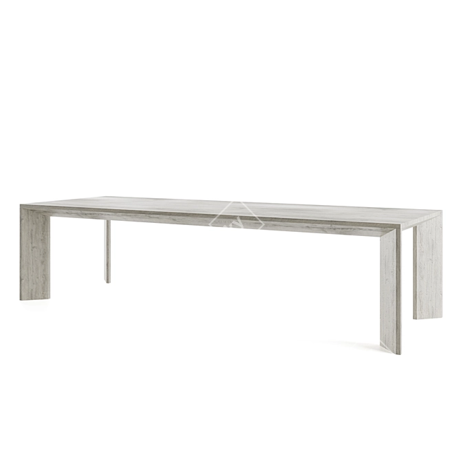 Arles Dining Table: Modern Elegance for Stylish Living 3D model image 3