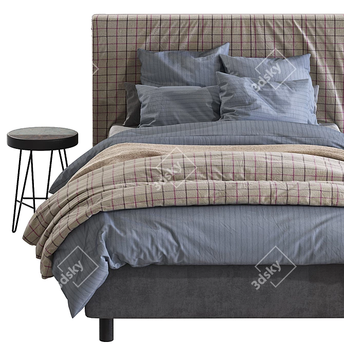 Sleek Teen Bed: Frick Basso by Twils 3D model image 3