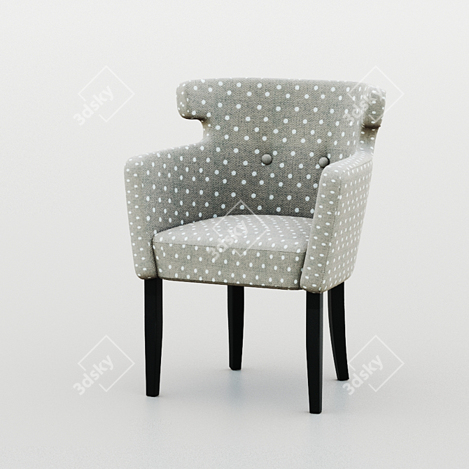 Vigo Scandi Grey Chair 3D model image 1