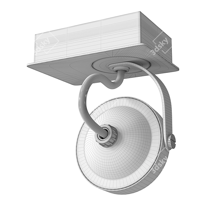 Magnetar 1 ECO161-01-W: Sleek and Stylish Spot LED by Maytoni 3D model image 5