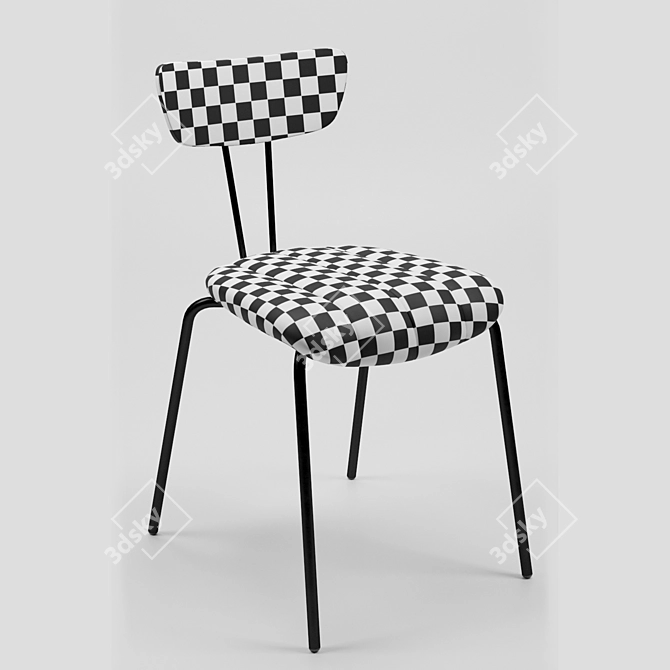 Vintage-inspired Chair: Loftdesigne 1459 3D model image 2