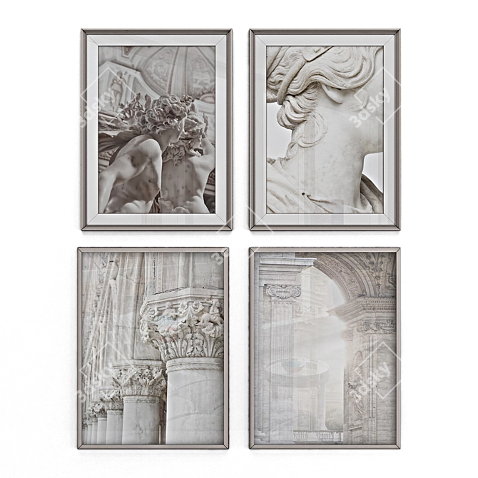 Antique Architectural Elements: Stunning Photo Collection 3D model image 1