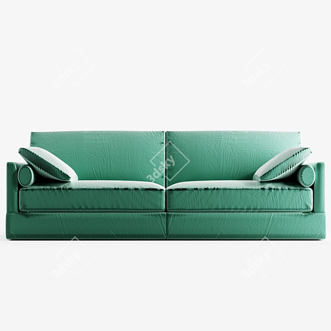 Modern Luna Sofa - Bellus 3D model image 1