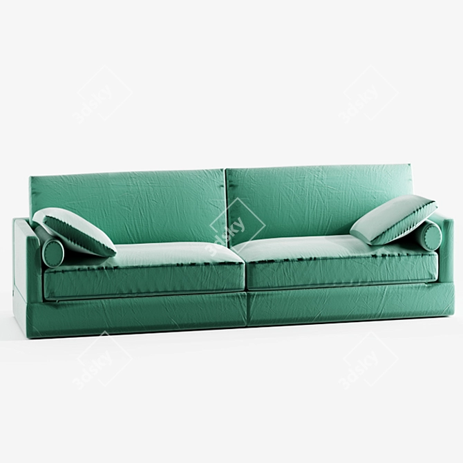 Modern Luna Sofa - Bellus 3D model image 2