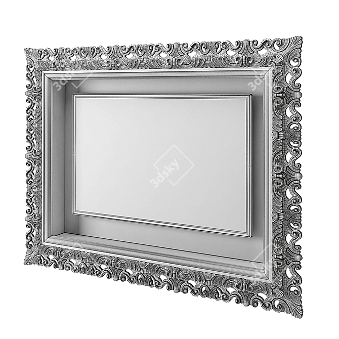 VolpiTVFrame: Sleek Meshsmooth-Enabled 3D Frame 3D model image 4