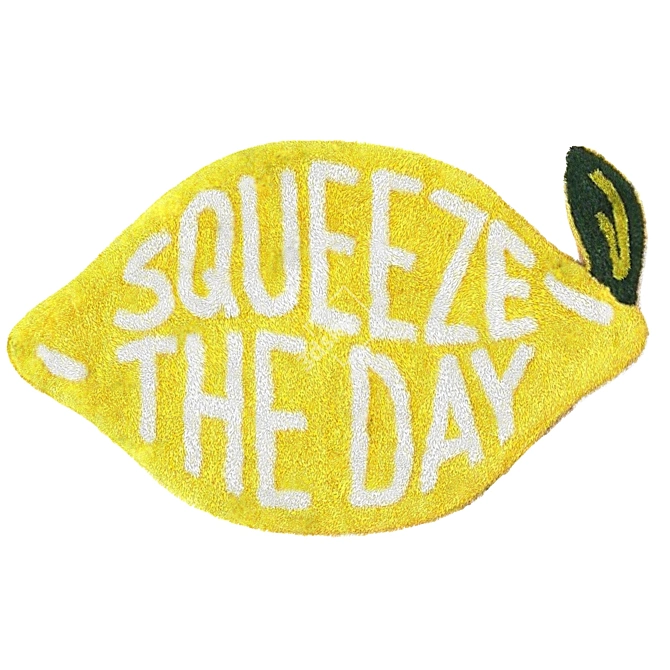 Lemon Squeeze Bath Mat Urban Outfitters 3D model image 1