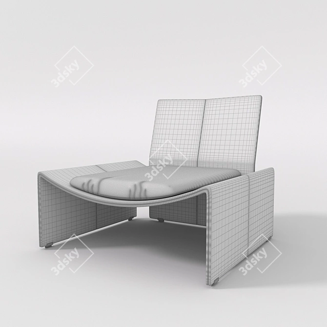 Aston Martin V263 Chair: Sleek Design, Superior Comfort 3D model image 3