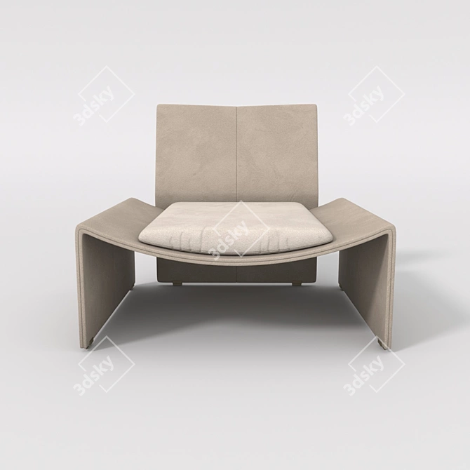 Aston Martin V263 Chair: Sleek Design, Superior Comfort 3D model image 7