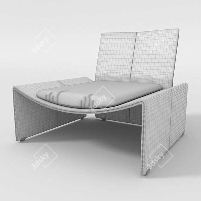Aston Martin V263 Chair: Sleek Design, Superior Comfort 3D model image 11