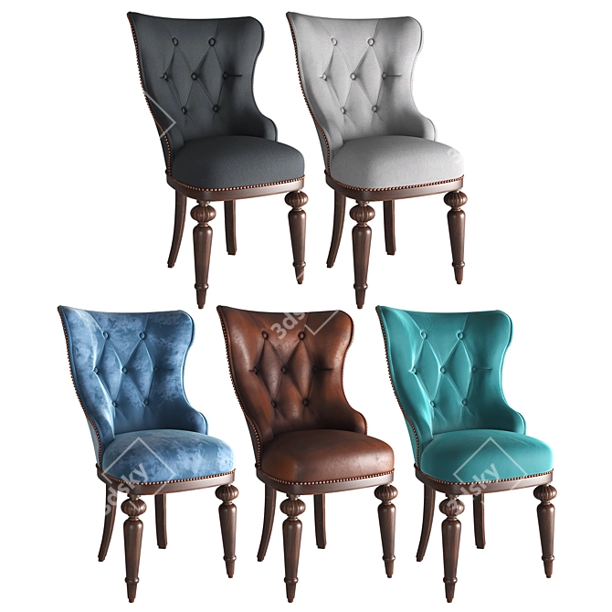  Timeless Elegance: Classic Chair C 3D model image 8