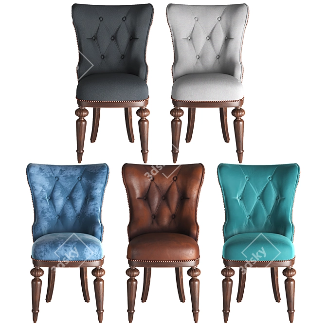  Timeless Elegance: Classic Chair C 3D model image 9