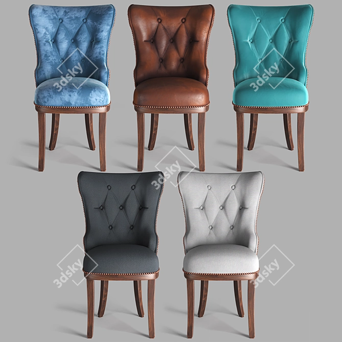  Timeless Elegance: Classic Chair C 3D model image 11