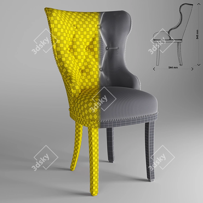 Timeless Classic Chair S 2013 3D model image 3