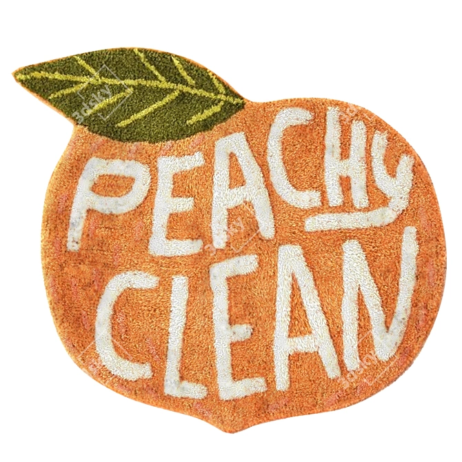 Peachy Plush Bath Mat: Urban Outfitters 3D model image 1