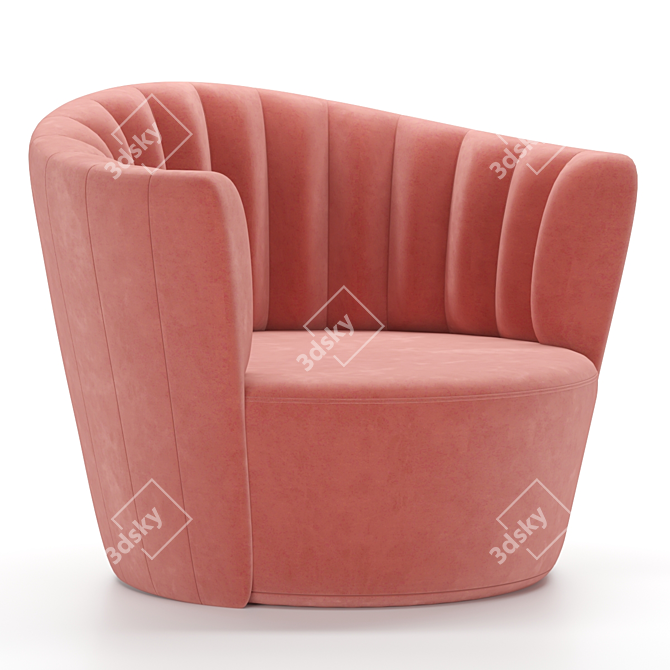 Cozy Chic Sofa: Stylish Comfort for Your Home 3D model image 1