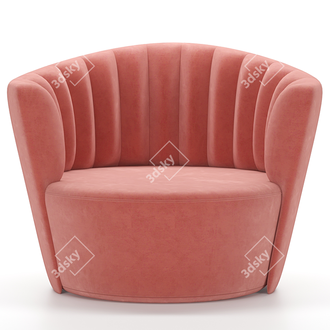 Cozy Chic Sofa: Stylish Comfort for Your Home 3D model image 2