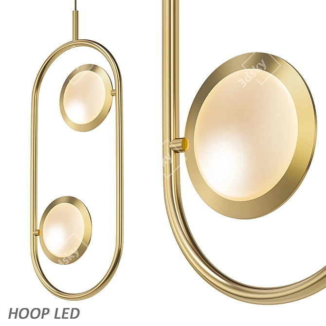 Glowing Hoop Lights-Up! 3D model image 1