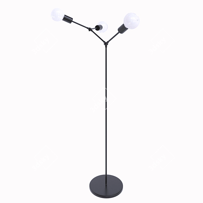 Modern Floor Lamp - Nowodvorski Twig 9137BL 3D model image 1