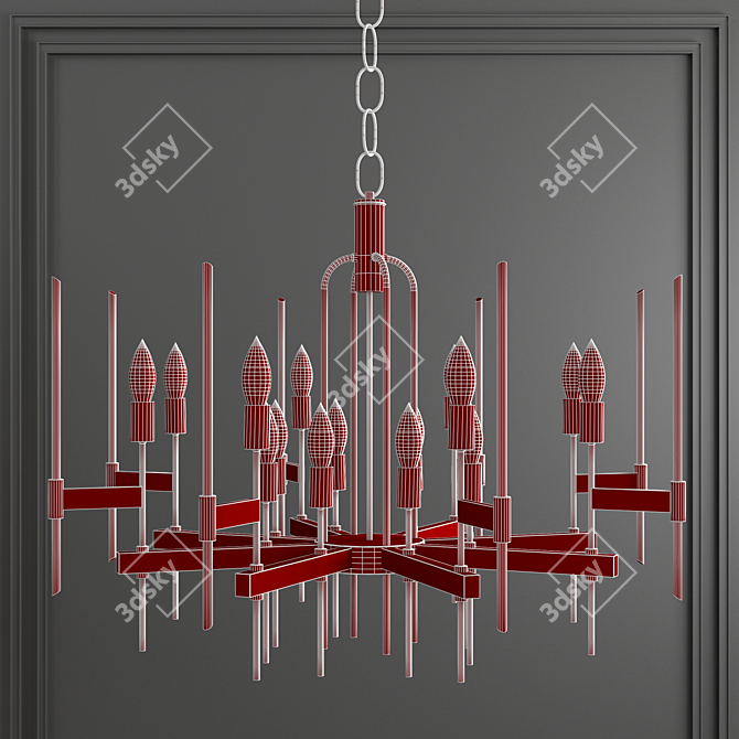 Temmy Chandelier D68*H75 3D model image 2