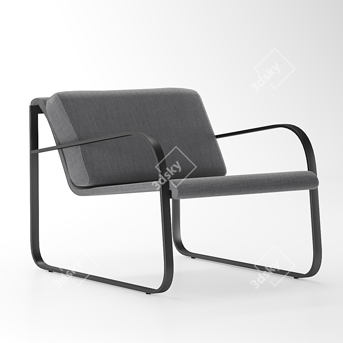 Italian Bugatti Sovet Armchair | 95*63*64h 3D model image 1