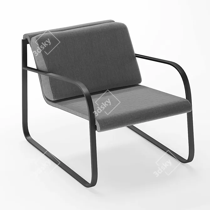 Italian Bugatti Sovet Armchair | 95*63*64h 3D model image 2