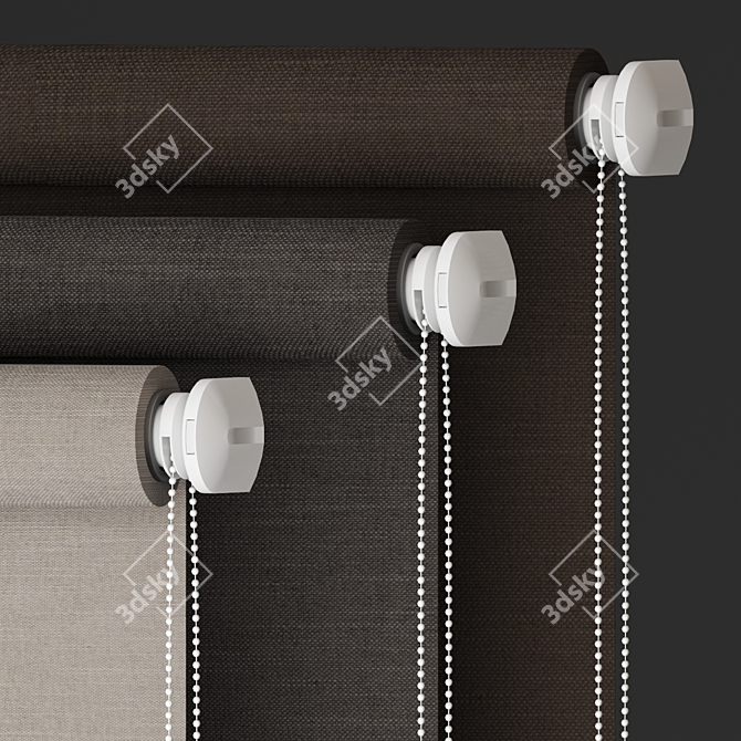 Customizable Roller Blinds 3D model image 5