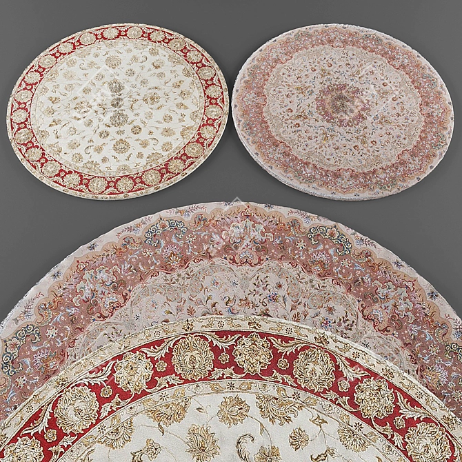 Round Rugs Collection 069 3D model image 1